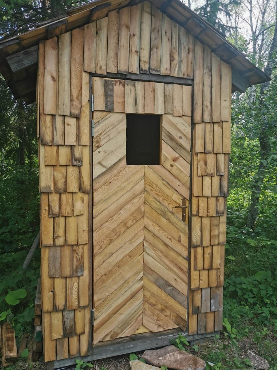 Toilet, Day, Inner courtyard view
