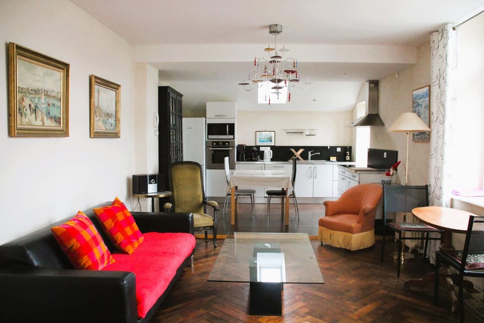 L'Appartement du port, vue mer, jardin et parking Apartment in Finistere