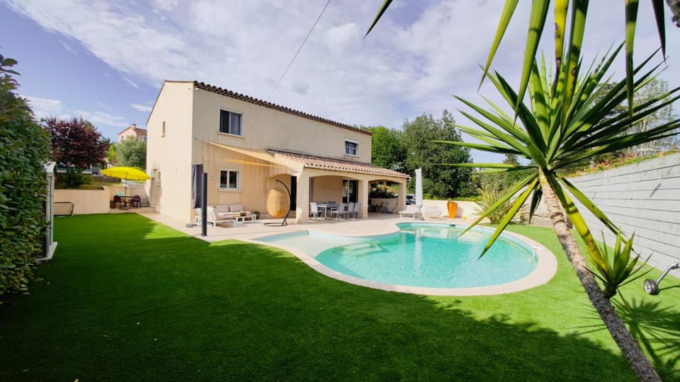 Property building, Patio, Garden, Garden view, Pool view, Swimming pool