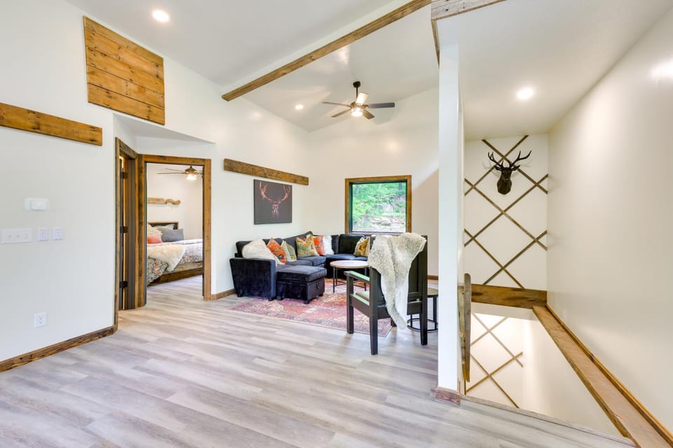 Modern Louisville Home on 3 Acres w/ Gas Fire Pit! House in Iowa