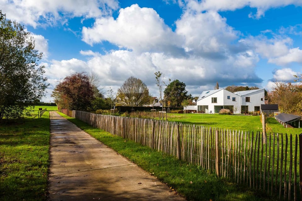 Property building, Spring, Natural landscape, Garden, Garden view