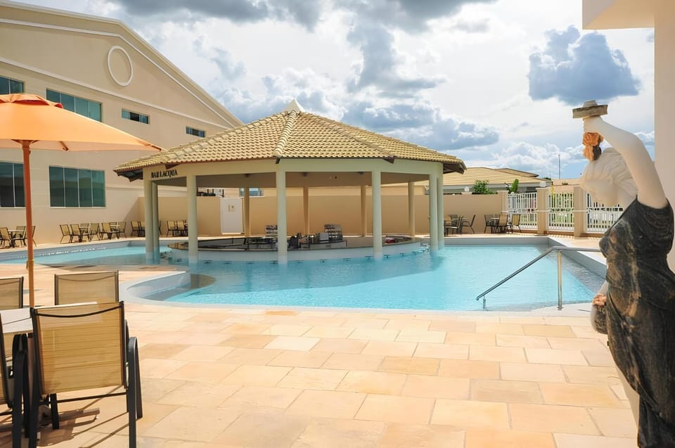 Property building, Day, People, Aqua park, Pool view, Swimming pool, sunbed