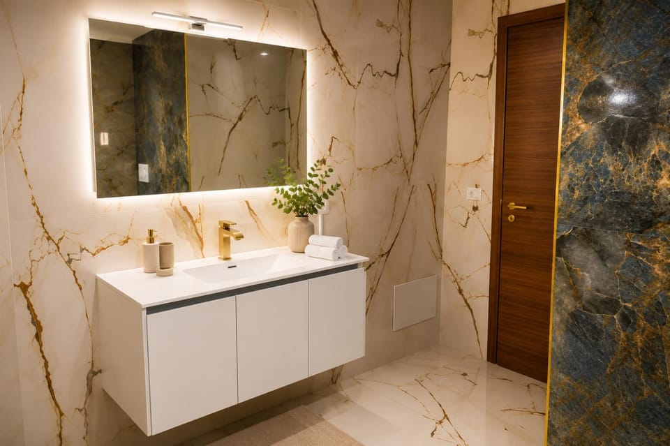 Villino Due Palme Private Patio House with Whirlpool Bathtub & LED Ambience in Salento 6 7 Guests House in Nardò