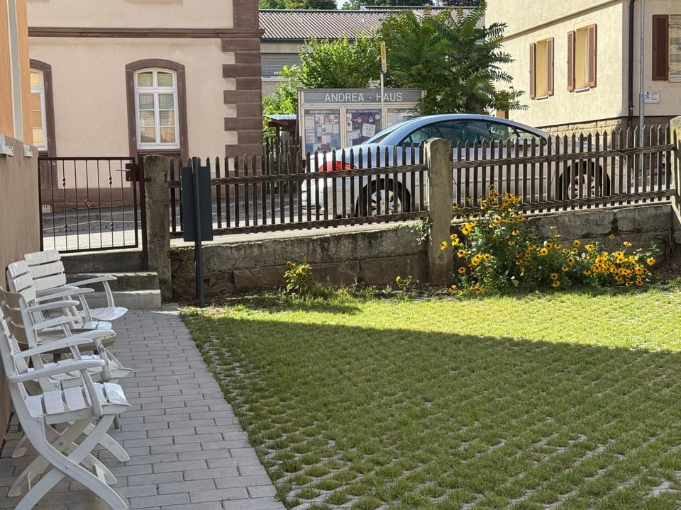 Property building, Garden view