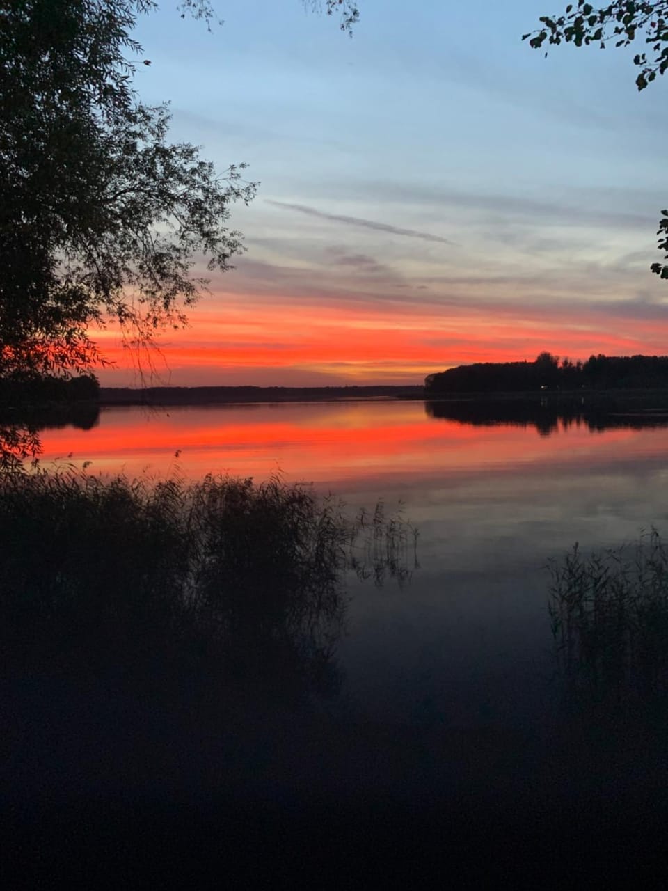 Nearby landmark, Natural landscape, Lake view, River view, Sunset