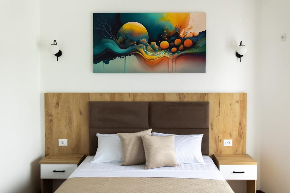 Bed, Decorative detail, Bedroom