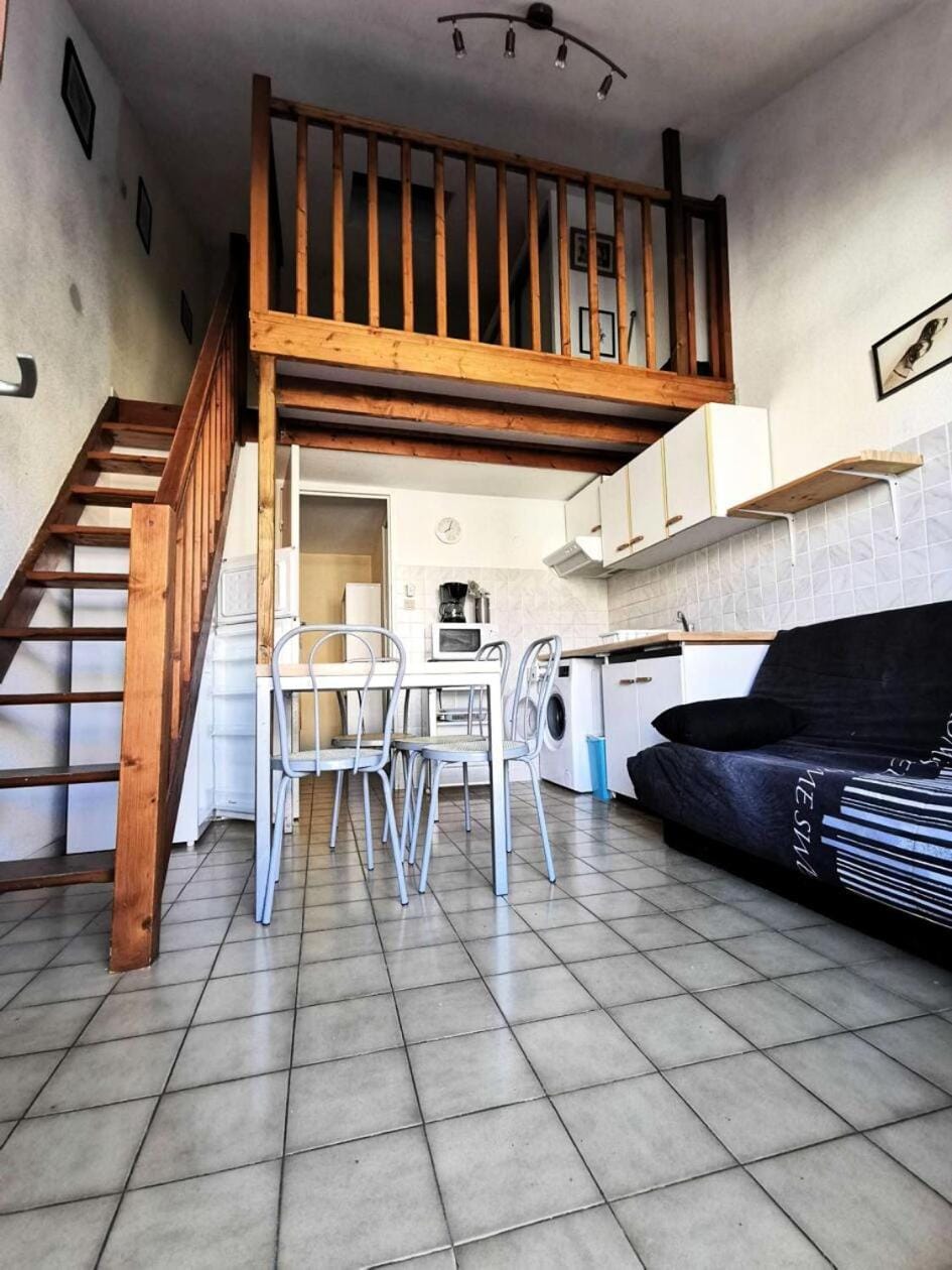 Résidence Grande Bleue - VILLA T1 CAB MEZZ 6 couchages PORT LEUCATE MAE-7111 Villa in Leucate