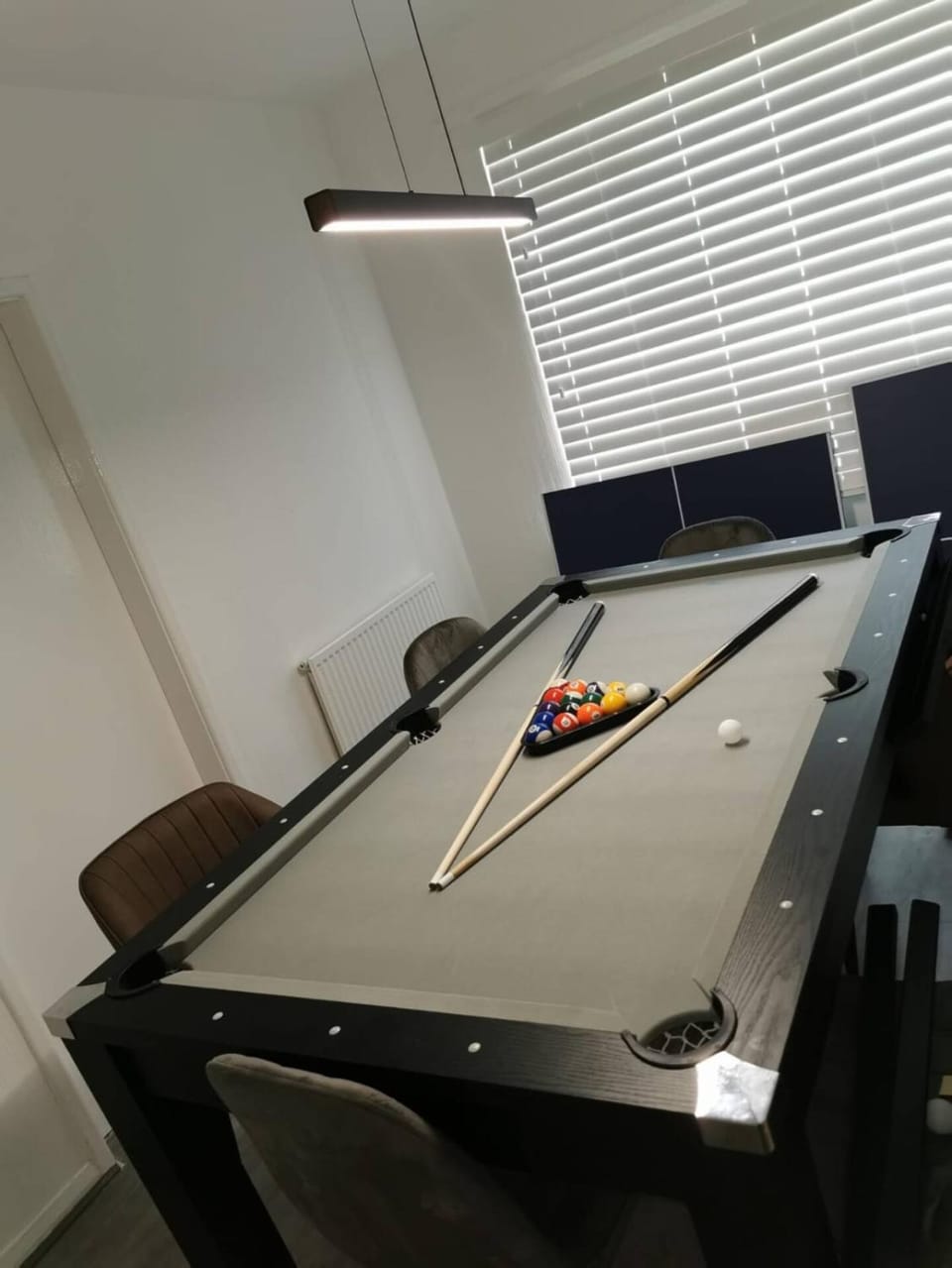 Haven Noir by CEFAS - Pool Table - City & Man Utd House in Salford
