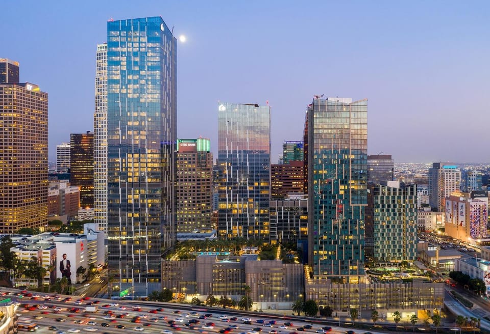 Property building, Night, City view, Location