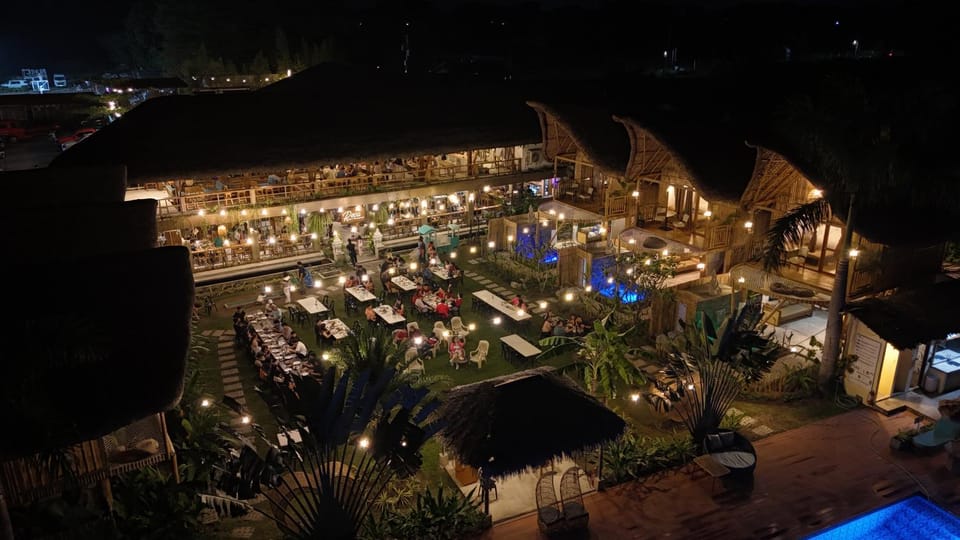 Night, Natural landscape, Pool view, Sea view, Swimming pool