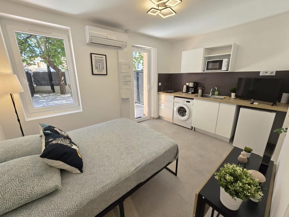 Gregbnb - Studio 17m2 - Terrasse - Clim - Ouest - 4 Apartment in Toulon