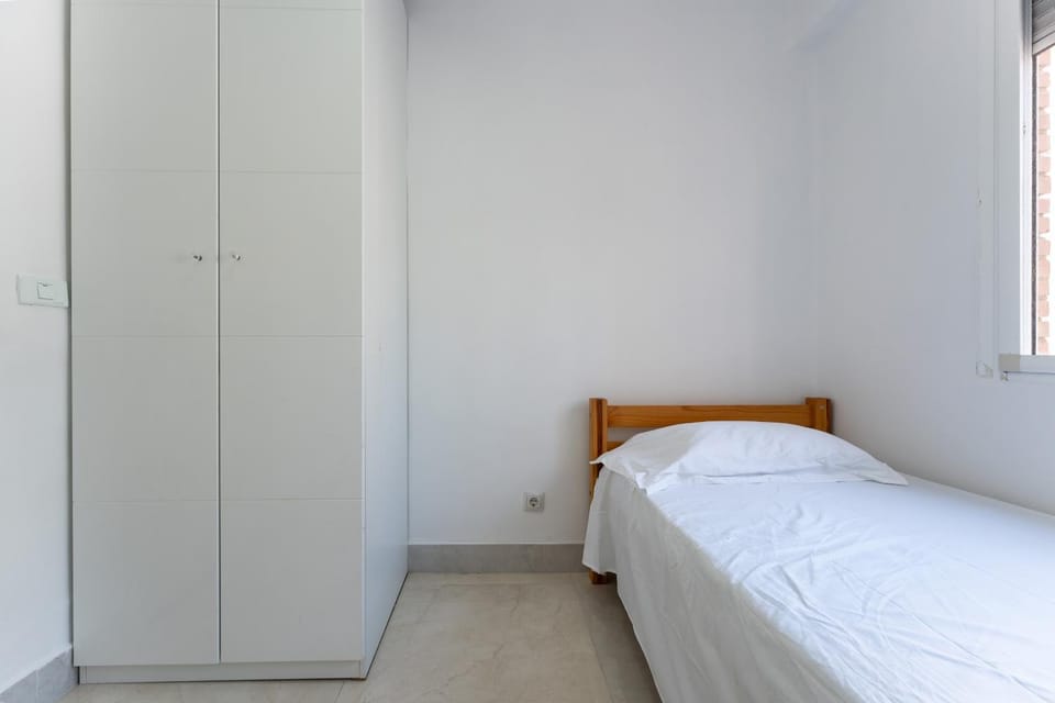 Property building, Living room, Bedroom