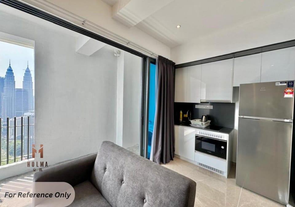 Balcony/Terrace, Kitchen or kitchenette, City view
