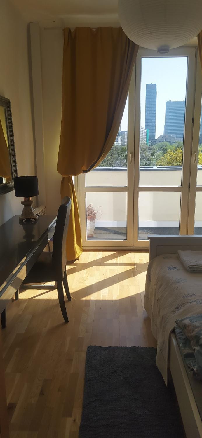 Appartement dans le centre avec une vue imprenable Apartment in Warsaw