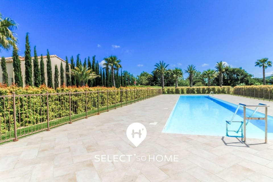 Property building, Spring, Day, Natural landscape, Garden, Garden view, Pool view, Swimming pool