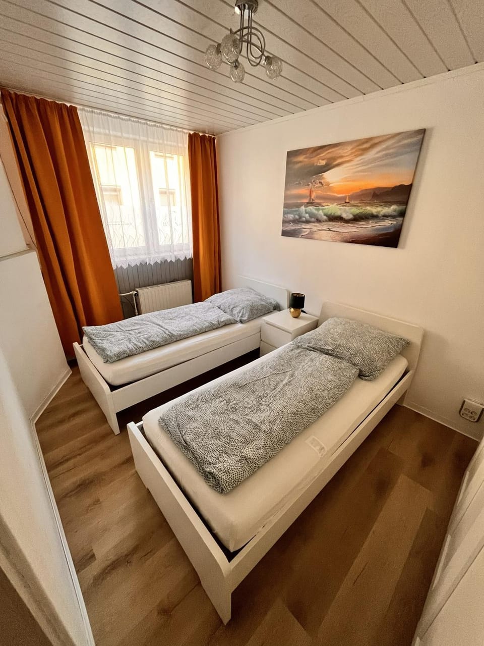 Property building, Living room, Bedroom