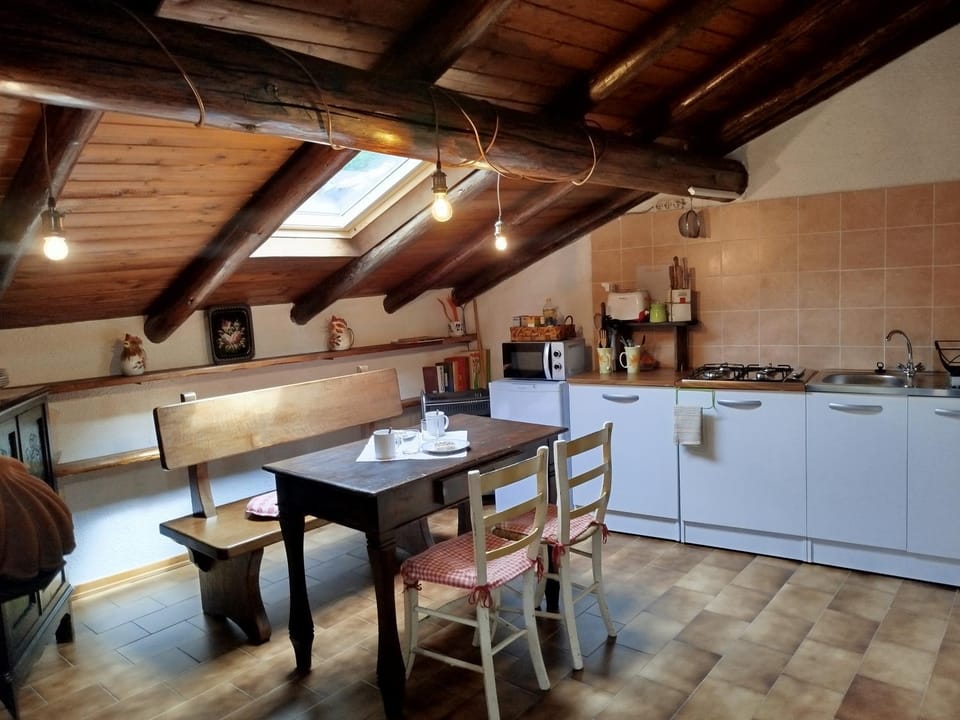 Kitchen or kitchenette, Dining area