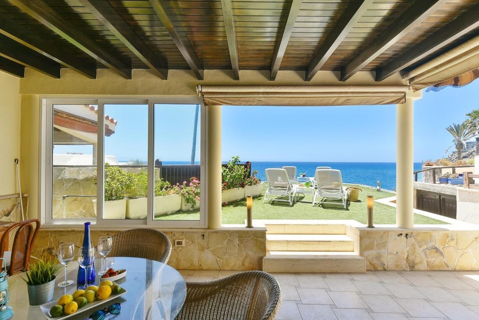 Day, View (from property/room), Balcony/Terrace, Beach, Sea view, sunbed