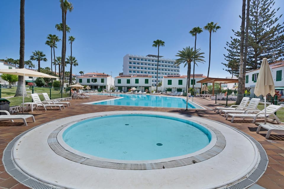 Property building, Living room, Swimming pool