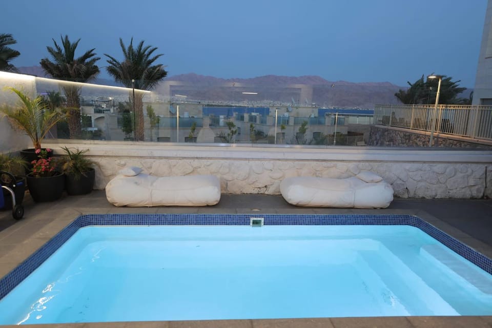 Natural landscape, Mountain view, Pool view, Swimming pool