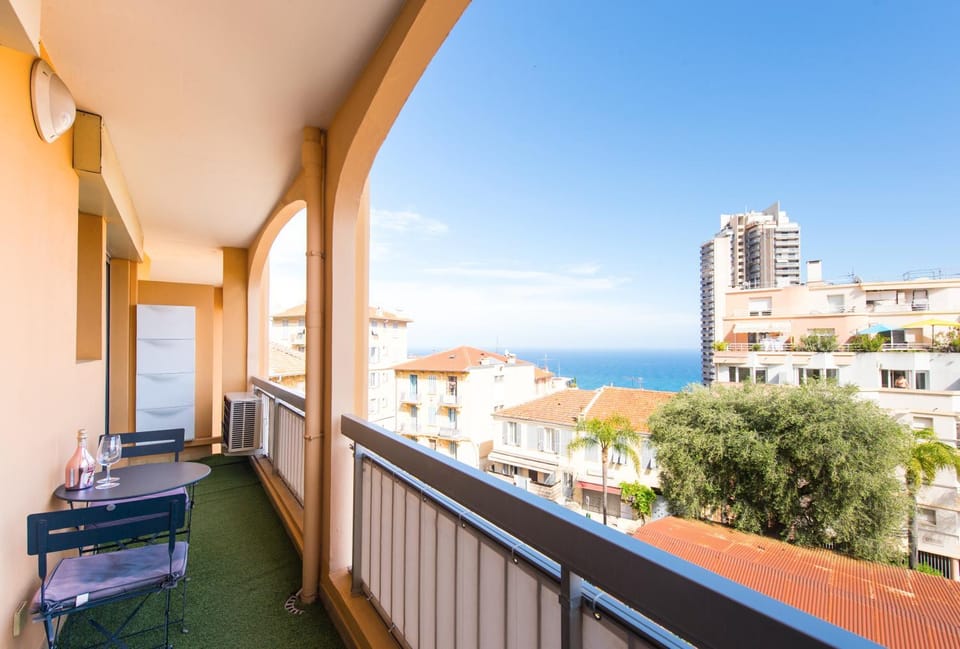Balcony/Terrace, Dining area, City view, Sea view