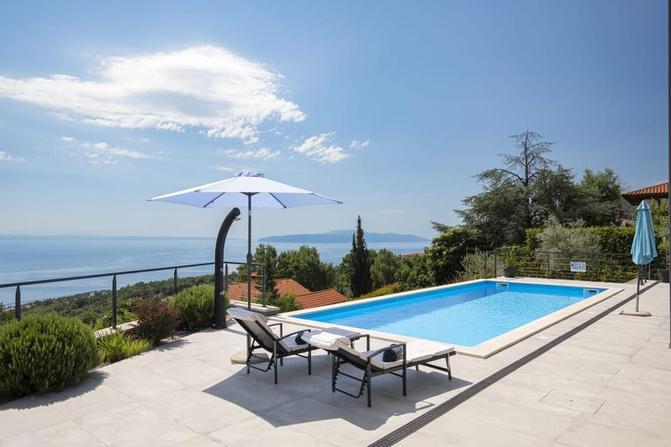 Property building, Patio, Day, Natural landscape, Summer, Garden, Garden view, Garden view, Pool view, Sea view, Sea view, Swimming pool, Sunrise, Sunset, sunbed