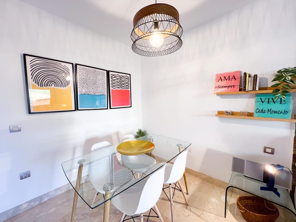 Living room, Seating area, Dining area, heating, internet, air conditioner