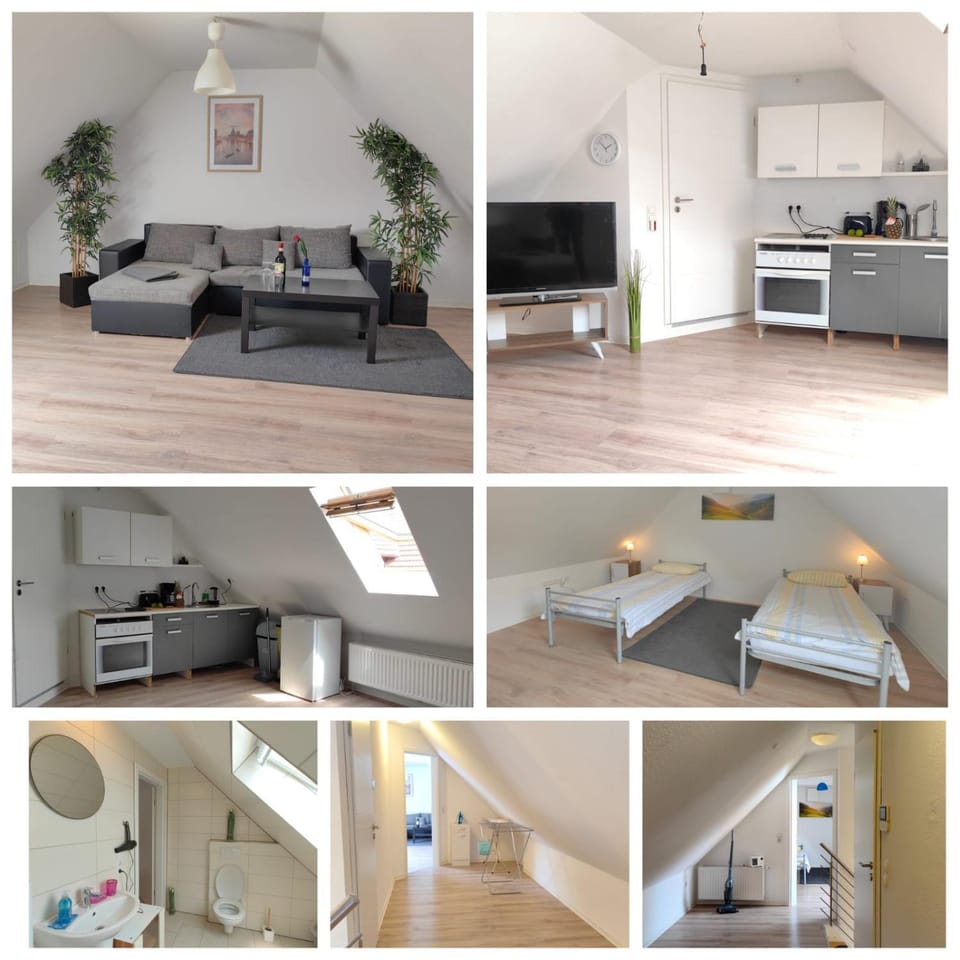 Bed, TV and multimedia, Kitchen or kitchenette, Living room, Photo of the whole room, Seating area, Dining area, Bedroom, oven, stove
