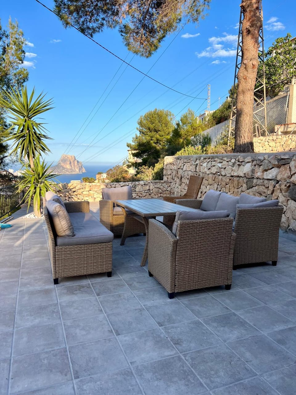 Patio, Day, Natural landscape, View (from property/room), Balcony/Terrace, Seating area, Mountain view, Sea view