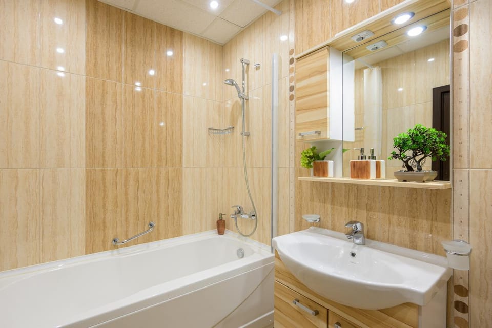 Shower, Bathroom, Bath, towels
