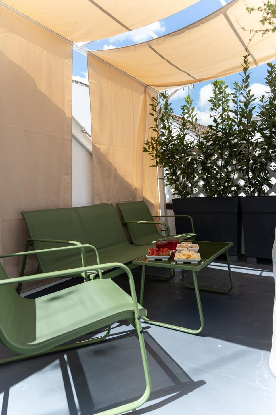 View (from property/room), Balcony/Terrace, Balcony/Terrace, Seating area, Open Air Bath