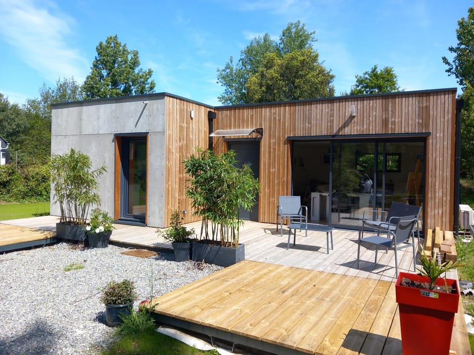 Property building, Patio, Garden view