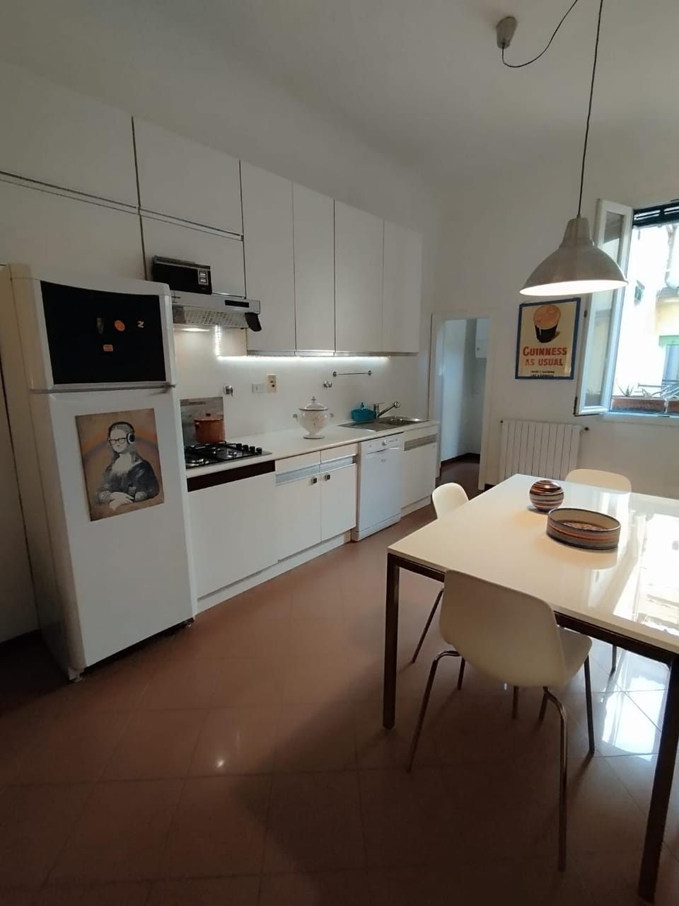 Kitchen or kitchenette, Dining area, dishwasher, stove