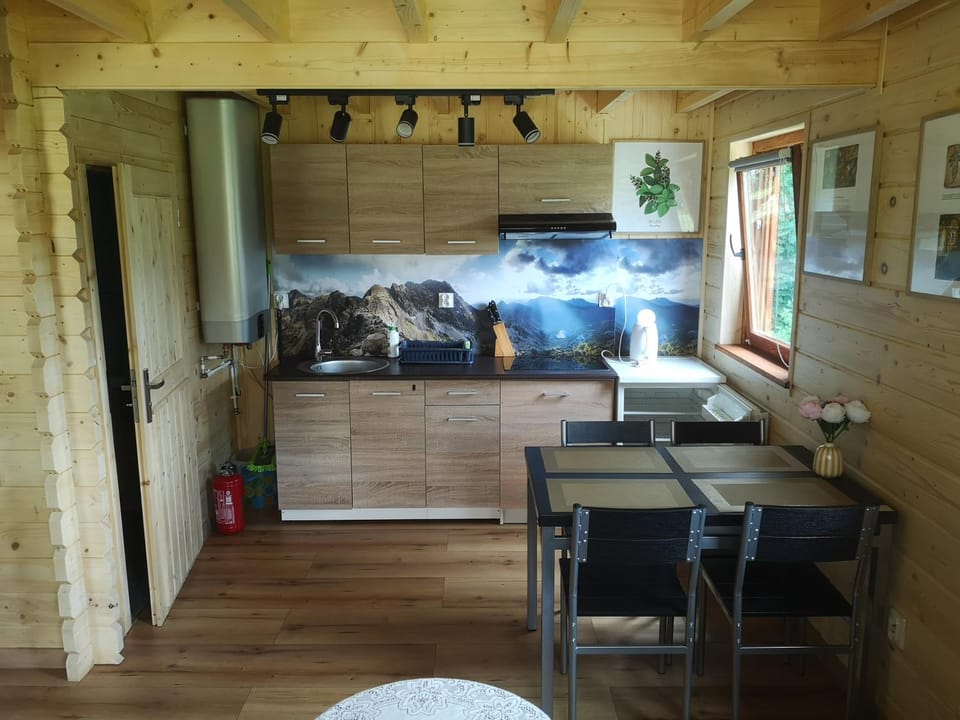 Living room, kitchen