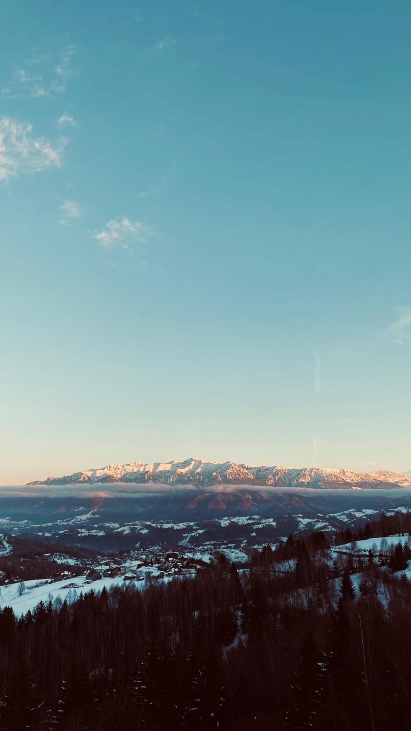 Winter, Mountain view