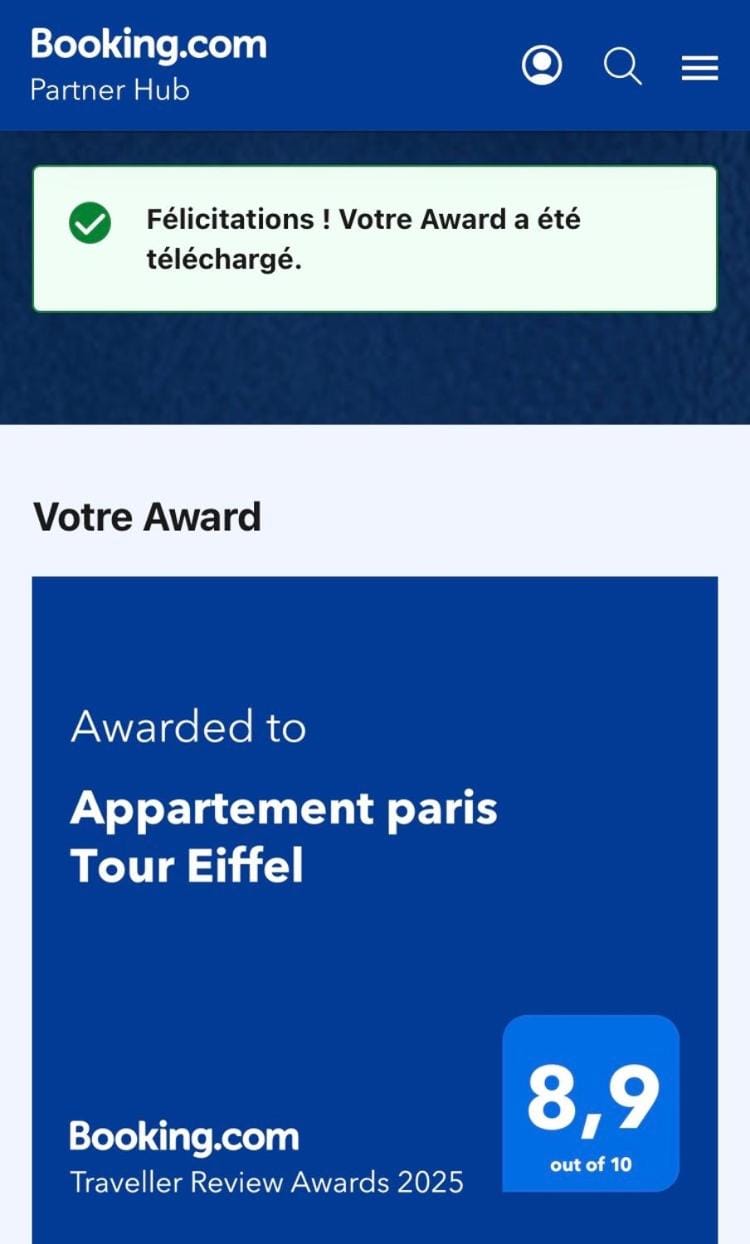 Appartement paris Tour Eiffel Apartment in Paris