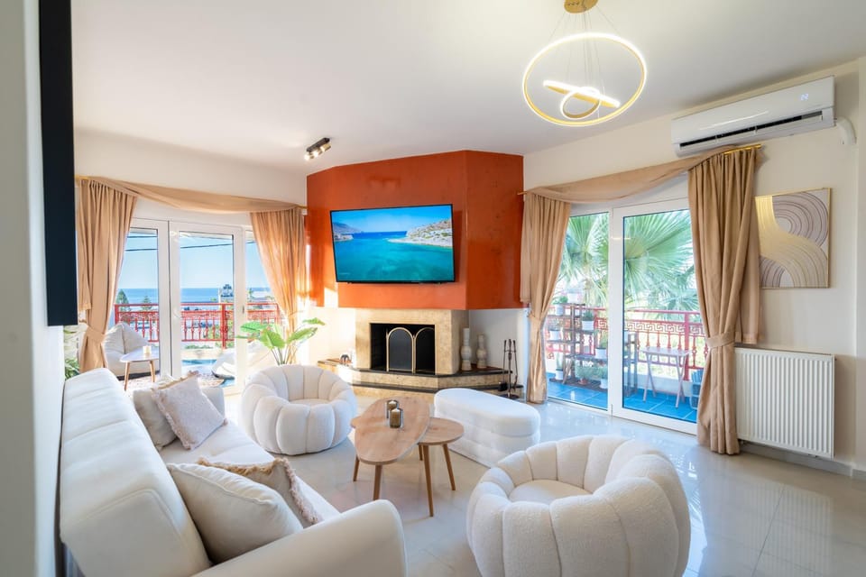 TV and multimedia, Living room, Seating area, air conditioner