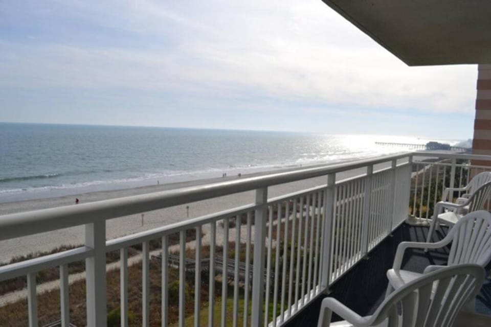 Camelot By the Sea, Unit 601, 3 Bedroom, 2 Bath, Direct Ocean Front, Park on Same Level as Condo Apartment in Myrtle Beach