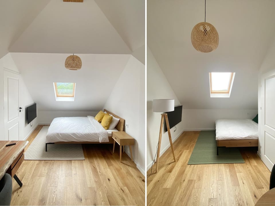 Photo of the whole room, Bedroom