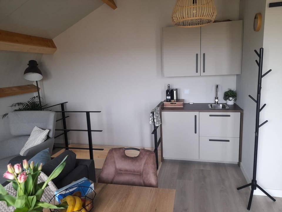 Kitchen or kitchenette, minibar