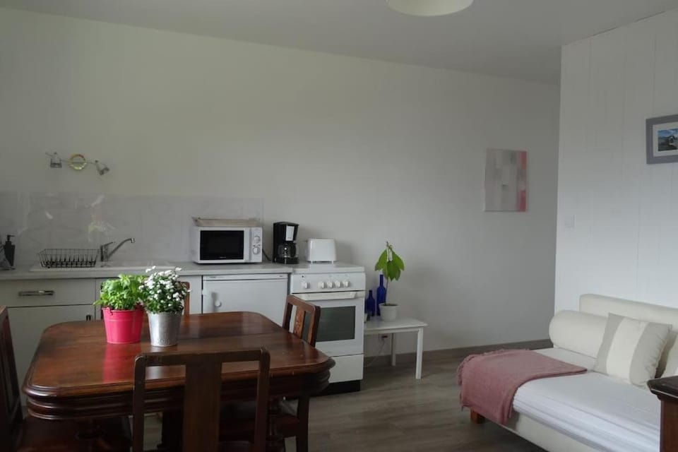 Kitchen or kitchenette, Living room