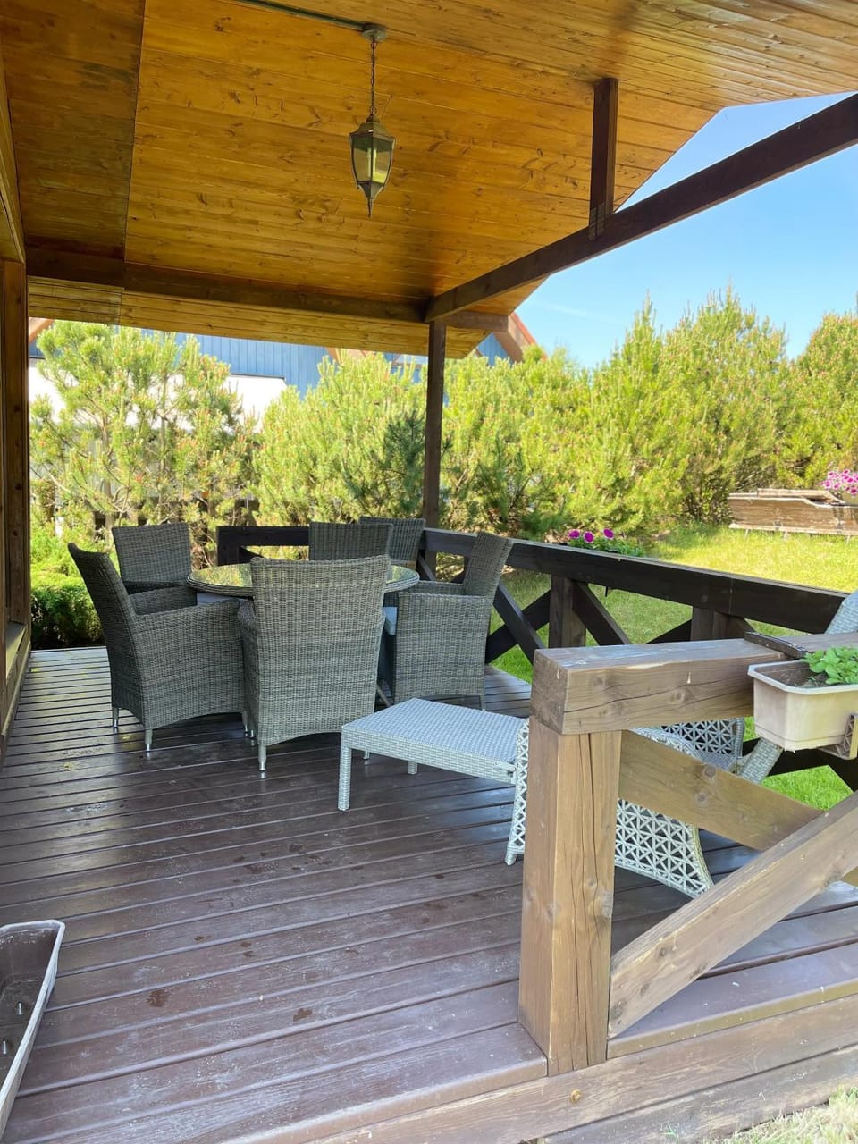 Balcony/Terrace, Seating area, Garden view