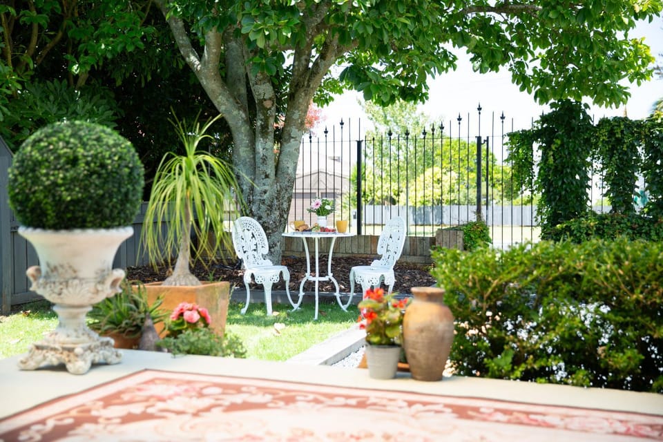 Patio, Spring, Garden, Garden view