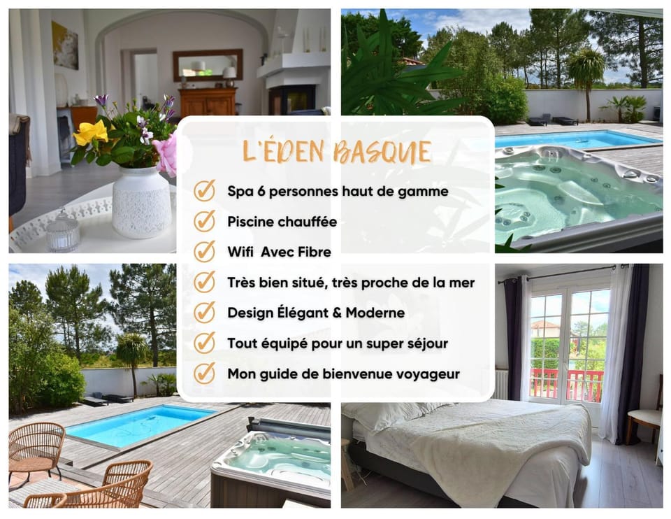 Éden Basque - Piscine-Plage-Calme Villa in Anglet