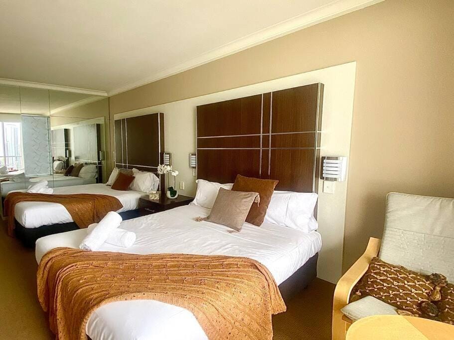 Ocean View studio in Mantra Free WI-FI Apartment in Surfers Paradise