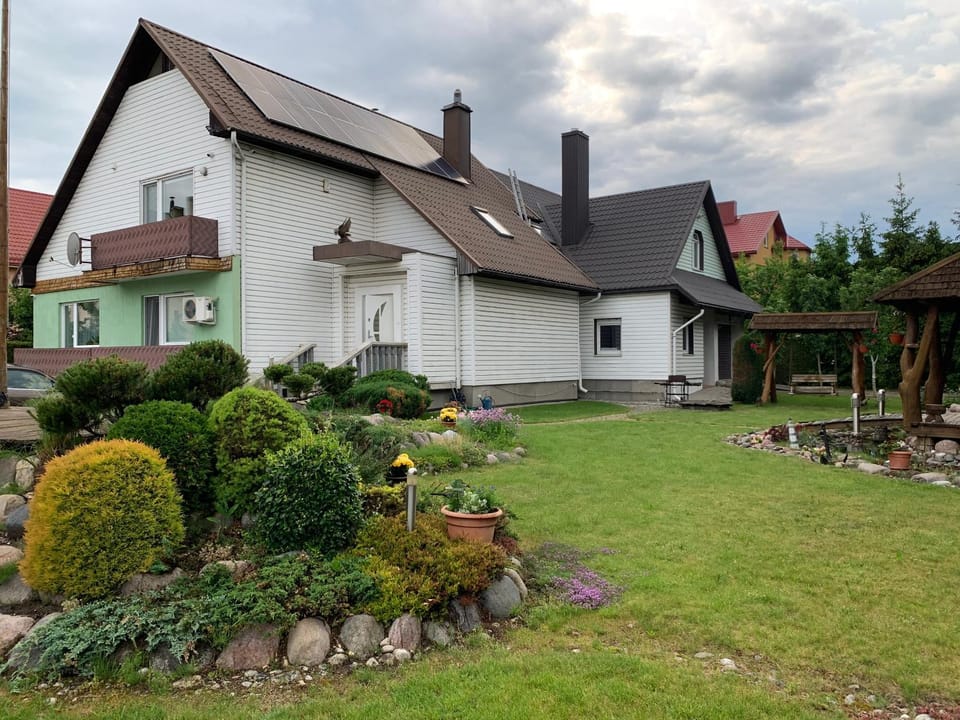 Property building, Garden view