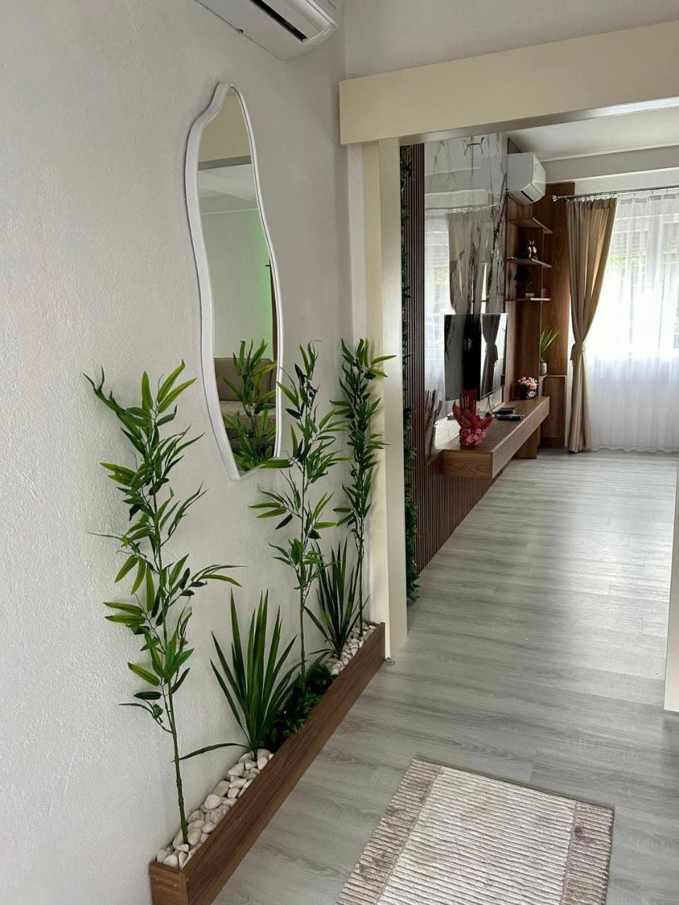 Living room, air conditioner
