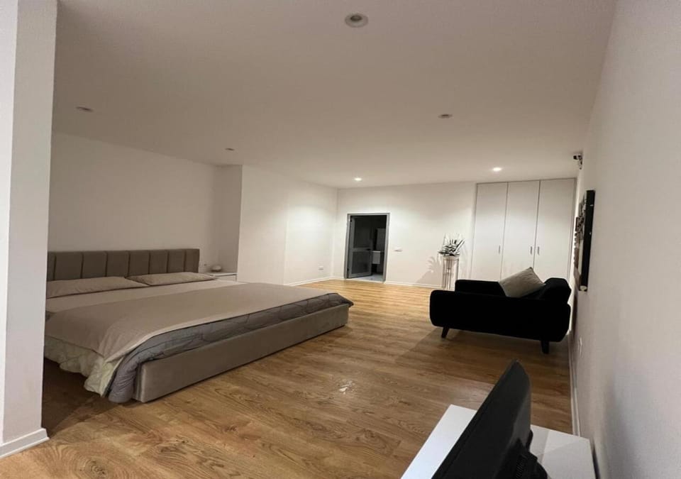Bed, TV and multimedia, Living room, Photo of the whole room, Bedroom
