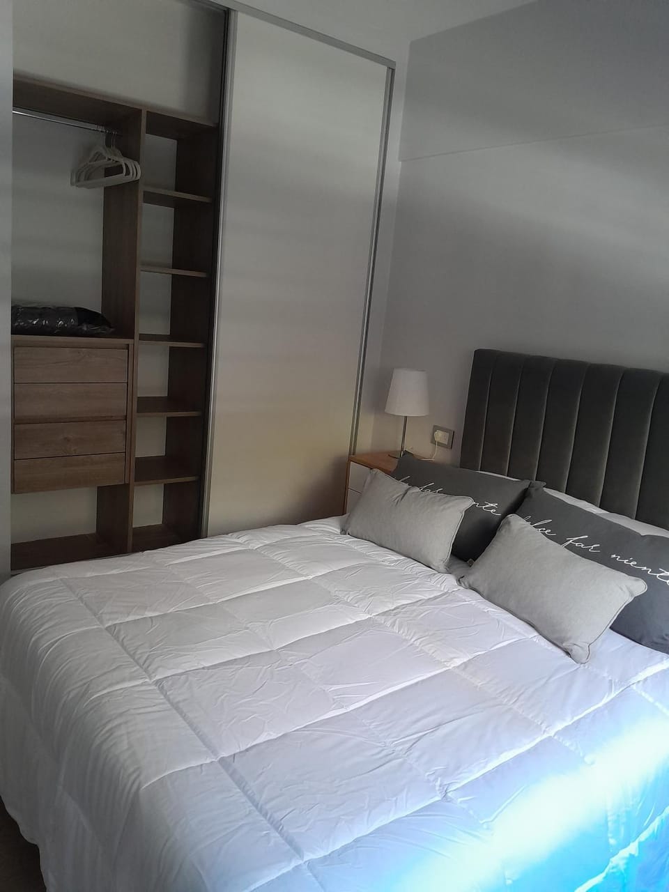 Bed, Photo of the whole room, Bedroom, wardrobe