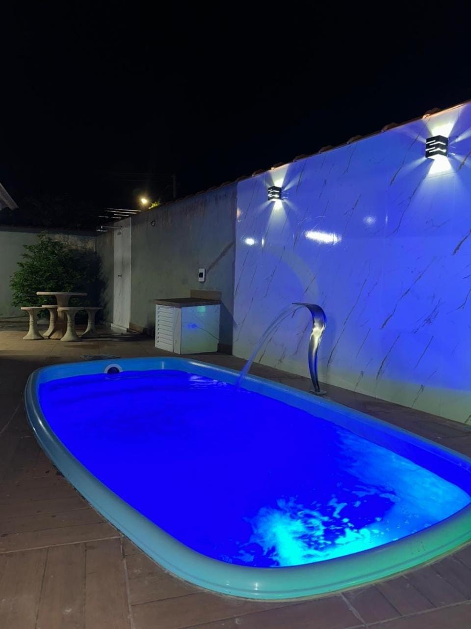 Night, Hot Tub, Pool view, Swimming pool